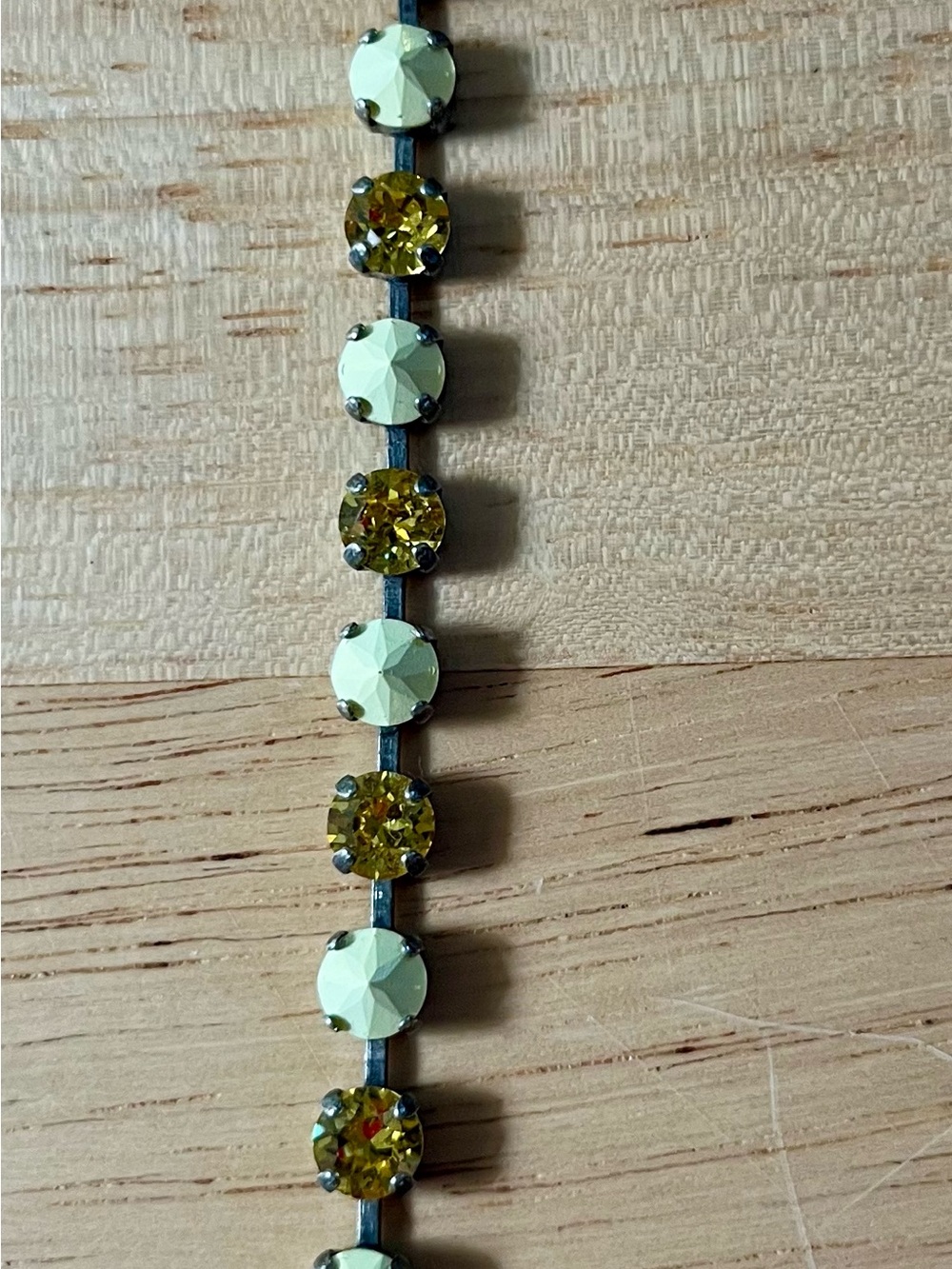 Sabika Yellow Crystal Bracelet